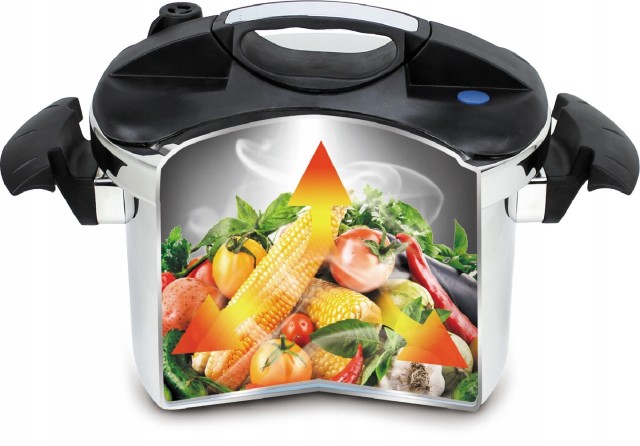 Edenberg Χύτρα Ταχύτητας Ανοξείδωτη 4,0L  Διάμετρος 22εκ για Εξοικο...