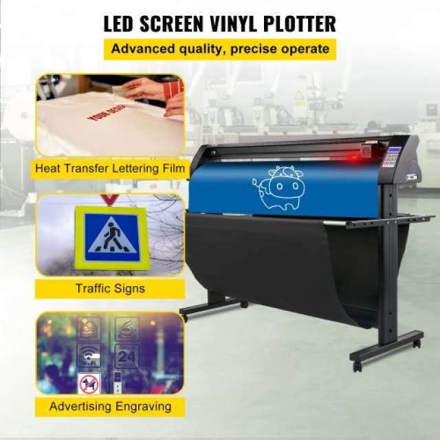 VEVOR Κοπτικό Βινυλίου 1350mm με Οθόνη LED και Οπτικό Μάτι  KZJRJBZDDZJOCTPJBV2