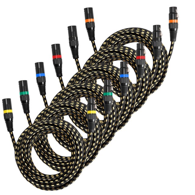 VEVOR Υψηλής Ποιότητας XLR Καλώδιο Ήχου με Χρυσές Επαφές - Σετ 6, 7... VEVOR Υψηλής Ποιότητας XLR Καλώδιο Ήχου με Χρυσές Επαφές - Σετ 6, 7...