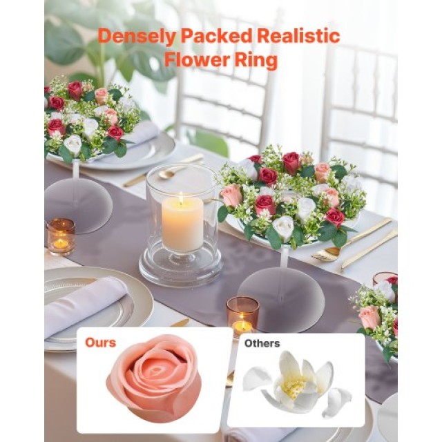 VEVOR Ροζ Τεχνητά Στεφάνια Λουλουδιών Γάμου 10 Τεμάχια ZSHQHXFSBS14... VEVOR Ροζ Τεχνητά Στεφάνια Λουλουδιών Γάμου 10 Τεμάχια ZSHQHXFSBS14...