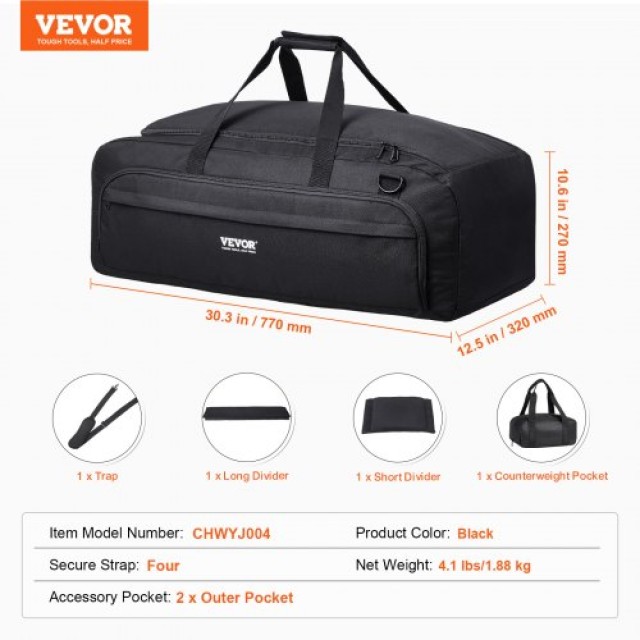 VEVOR  Τσάντα Αποθήκευσης Τηλεσκοπίου 770 mm Ανθεκτική στους Κραδασμούς WYJBZHMFGS00PBZUAV0