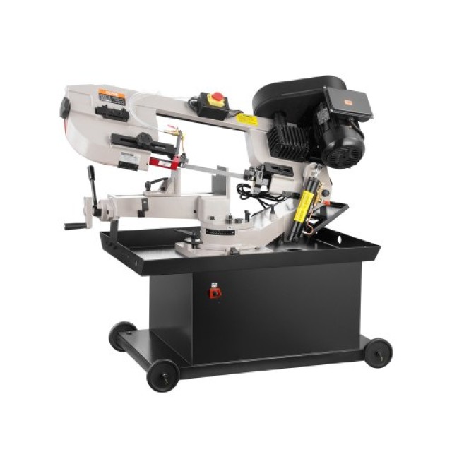 VEVOR Μεταλλική Οριζόντια Ταινιοπρίονα 7 x 8.25 ιν 1.1 kW Μεταβλητής Ταχύτητας 220V WSJSSPDJKXZD96ZL2V2