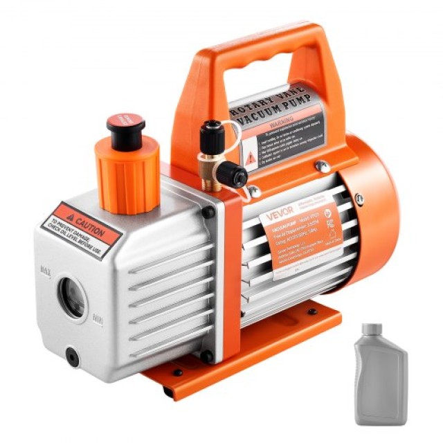 VEVOR Αντλία Κενού 100 L/min Μονοβάθμια με Περιστροφικό Πτερύγιο ZK...