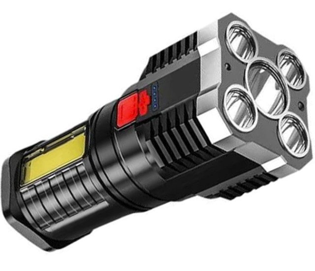 Επαναφορτιζόμενος Φακός Προβολέας LED με USB 5907451353561 VERK GROUP