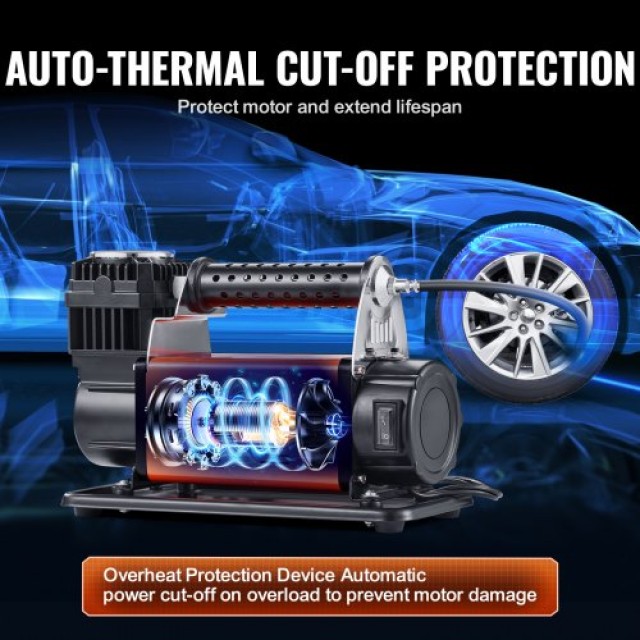 Φορητός Αεροσυμπιεστής Αυτοκινήτου VEVOR 12V 150PSI  ZXLTCQJDG6CF70...