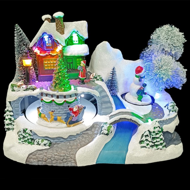 BAKAJI Χριστουγεννιάτικο Καρουζέλ με Φωτάκια και Ήχους σε Σπιτάκι Κ... BAKAJI Χριστουγεννιάτικο Καρουζέλ με Φωτάκια και Ήχους σε Σπιτάκι Κ...