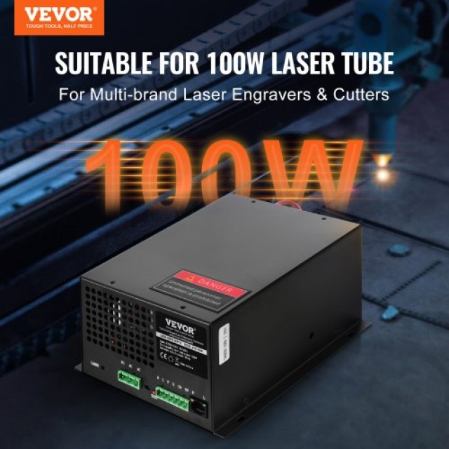 VEVOR  Τροφοδοτικό CO2 Laser για Λέιζερ 100W Χαράκτες και Κοπτικά EYHTJGGDY1000KR1IV7