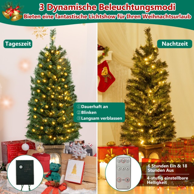 Costway Τεχνητό Χριστουγεννιάτικο Δέντρο με Φωτισμό & Χρονοδιακόπτη... Costway Τεχνητό Χριστουγεννιάτικο Δέντρο με Φωτισμό & Χρονοδιακόπτη...