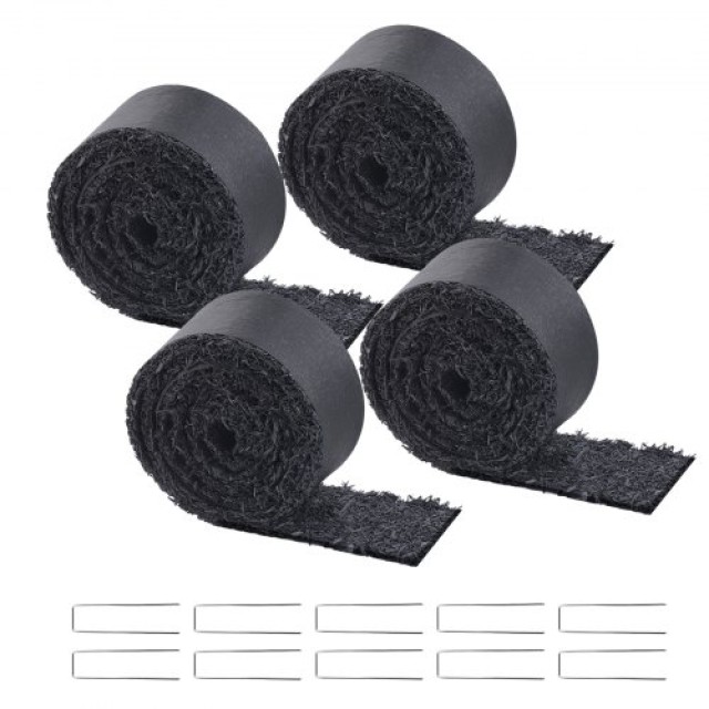 VEVOR 4 Ρολά Καουτσούκ Στρώμα για Τοπιοτεχνία 120 x 4.5in XJJFGW4J120ITV949V0