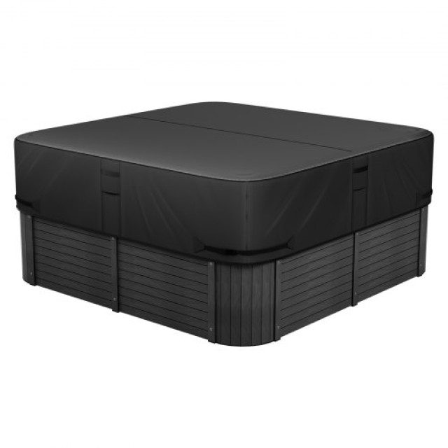 VEVOR Κάλυμμα Υδρομασάζ Εξωτερικού Χώρου 2285x2285x508mm Αδιάβροχο ...