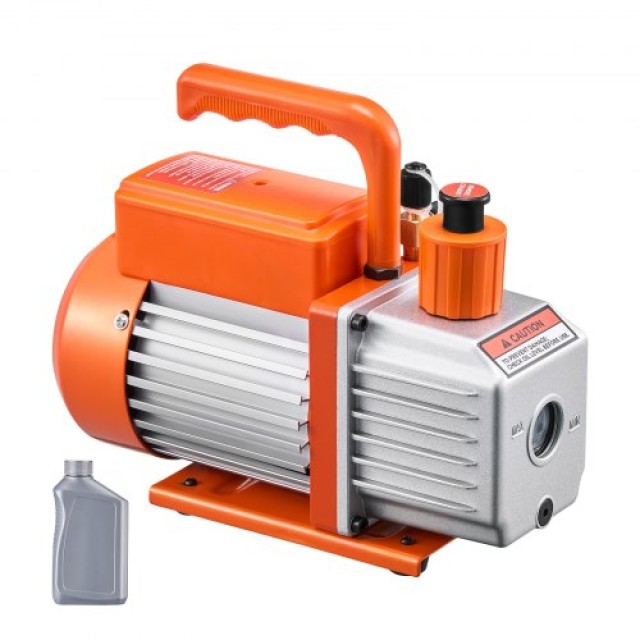 VEVOR Αντλία Κενού 5 CFM HVAC Μονού Σταδίου Περιστροφικού Πτερυγίου με Συμπεριλαμβανόμενο Λάδι ZKBLJDJ12HP5O7RWSV2