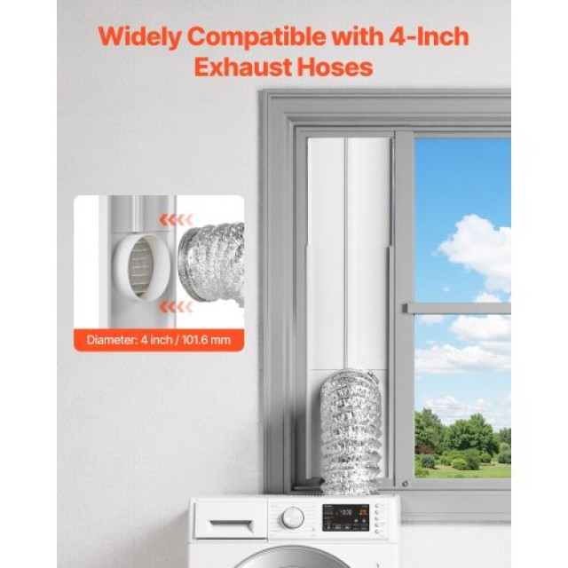 VEVOR Κιτ Αεραγωγού Στεγνωτηρίου για Συρόμενα Παράθυρα ρυθμιζόμενο ... VEVOR Κιτ Αεραγωγού Στεγνωτηρίου για Συρόμενα Παράθυρα ρυθμιζόμενο ...