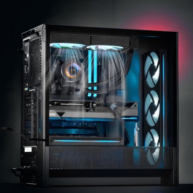 VEVOR Ψύκτρα Υγρού CPU AIO με ARGB Φωτισμό & 120 mm PWN Ανεμιστήρες CPULQFSSLDPB56R3VV9