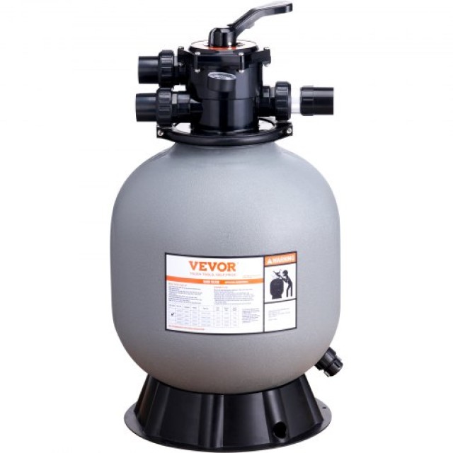 VEVOR Φίλτρο Άμμου 19, 45 GPM, Πολυβάνα 7 Λειτουργιών για Πισίνες  ...
