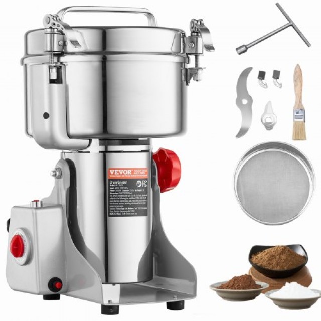 VEVOR  Ηλεκτρικός Μύλος Μπαχαρικών 2500g Υψηλής Ταχύτητας DDDPSGWYMJ25ODXN1V2