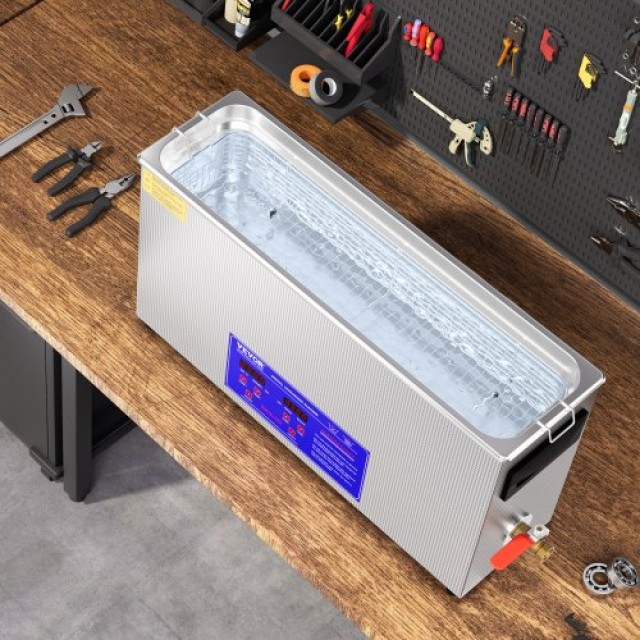 VEVOR  Καθαριστής Υπερήχων 10L 300W με Χρονοδιακόπτη & Θερμαντήρα S...
