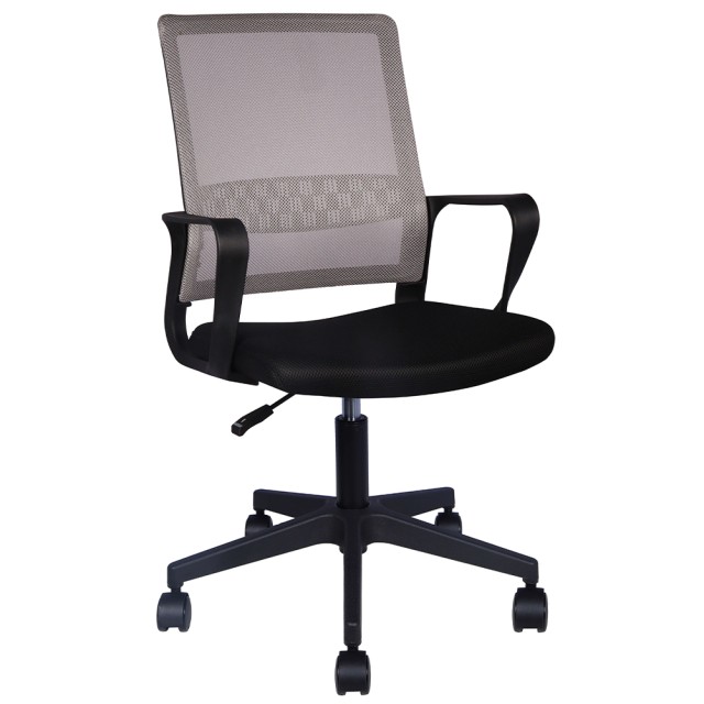 Καρέκλα Γραφείου Μαύρο και Γκρι με Περιστρεφόμενους Τροχούς Εργονομ... Καρέκλα Γραφείου Μαύρο και Γκρι με Περιστρεφόμενους Τροχούς Εργονομ...