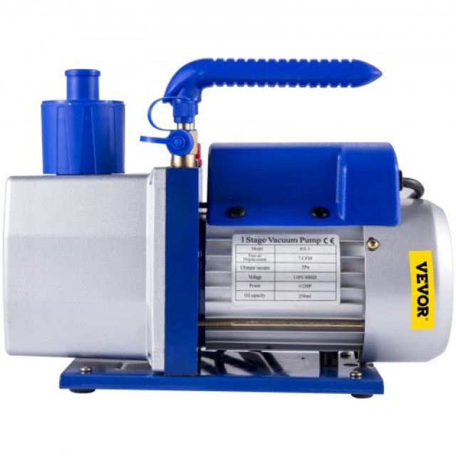 VEVOR Αντλία Κενού Μονού Σταδίου 7CFM 1/2HP HVAC  7CFM1-2HPZKB00001V2