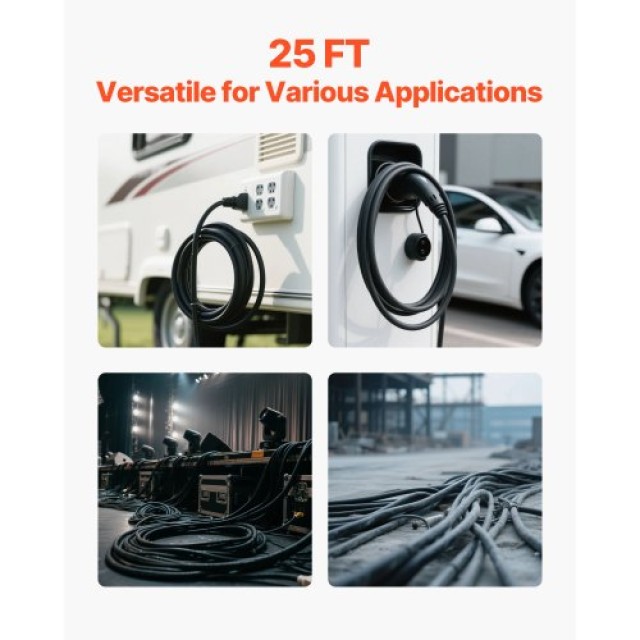 VEVOR Καλώδιο Προέκτασης Ισχύος 25 FT 6AWG Χαλκού BXSDYXSOOWDLNPKFF...