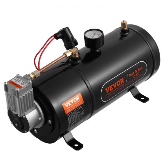 VEVOR Συμπιεστής Αέρα 12V με Δοχείο 3L για Κόρνα Αυτοκινήτου  QLBCQGYYSJZCF2JLLV9