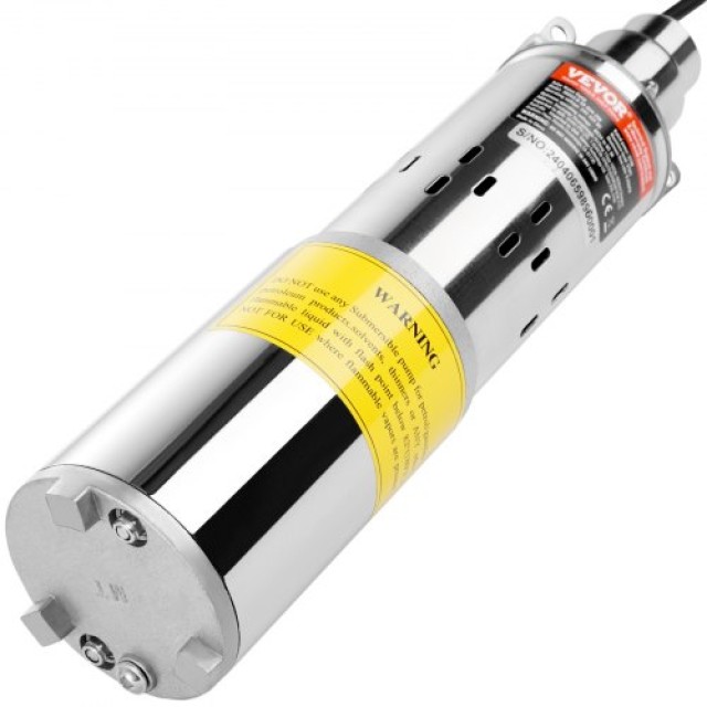 Ηλιακή Αντλία Νερού VEVOR 48V DC 369W Υποβρύχια για Πηγάδι  TYNSB370W84GEGWR5V9