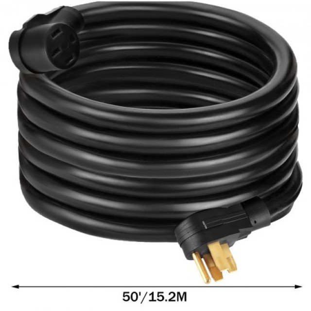 50FT 8AWG/4C Καλώδιο Ρεύματος Τροχόσπιτου/Φορτηγού  50CRVDYX0000000...