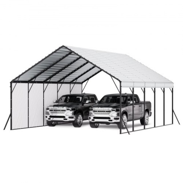 VEVOR Μεταλλικό Στέγαστρο 20 x 24 ft για Σκάφη ZXCP2024FTCBSQHH2001V0