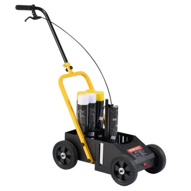 VEVOR Μηχανή Σήμανσης Γραμμών 24 x 13 x 35.4 in Μαύρη STHXJPQS4LKCH9TU7V0