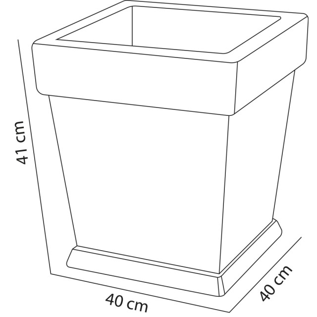 BAKAJI Βάση Χριστουγεννιάτικου Δέντρου Καφέ Δοχείο Υποστήριξης 40x4...