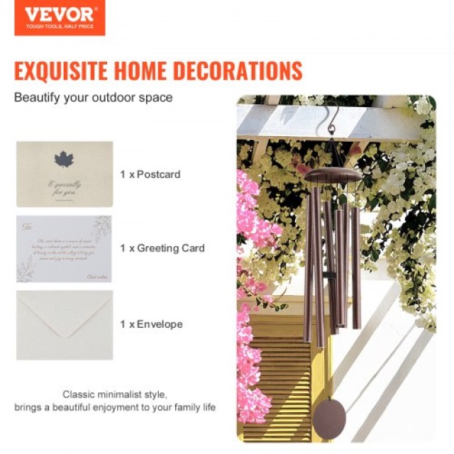 VEVOR  Αλουμινένια Μεταλλικά Ανεμογλυπτά 1143 mm για Εξωτερικό Χώρο JSFLQTS45INCMP911V0