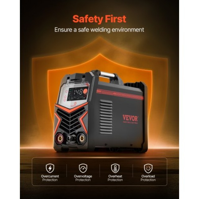 VEVOR Συγκολλητής TIG 3-σε-1 Pulse MMA IGBT Inverter LED TIGHJ205ASHYNKSKKV2
