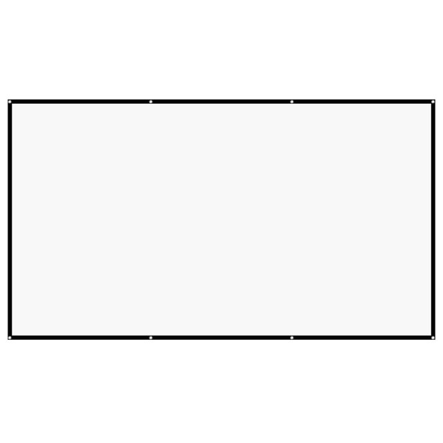 VEVOR Προβολική Οθόνη 120 ιντσών 16:9, 4K 1080 HD, Τοίχου με Αγκίστ...