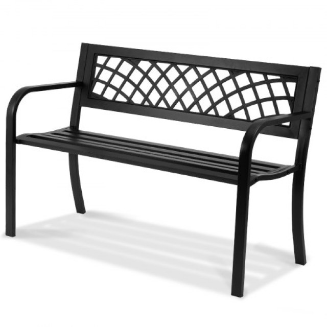VEVOR  Μεταλλικό Παγκάκι 46, 480 lbs, με Πλάτη & Μπράτσα για Κήπο/Πάρκο/Αυλή  GYZYJS46YC00W8FDQV0