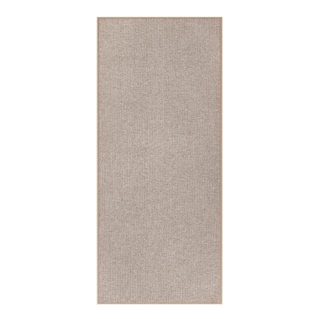 SONGMICS Χαλί Faux Jute με Αντιολισθητική Υποστήριξη, Καφέ, 80x200cm TAR096K01