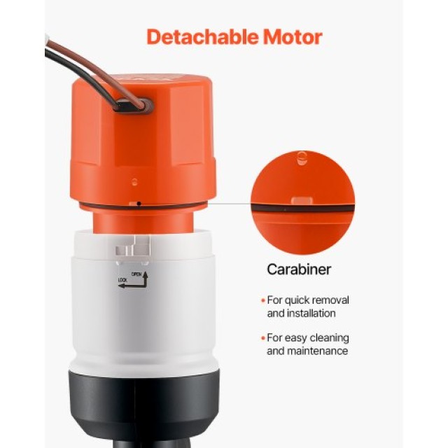 VEVOR Αντλία Ζωντανού Δολώματος Σκάφους 12V 500 GPH με 2 Εισόδους CYHSB500GPHZPKUIQV9