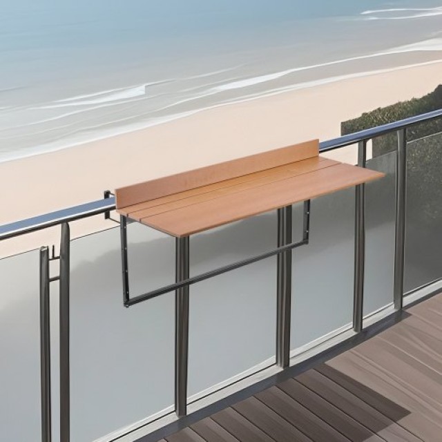 VEVOR Ρυθμιζόμενο Τραπέζι Μπαλκονιού 15 x 39 in FXGZFM15INCH2IBS1V0