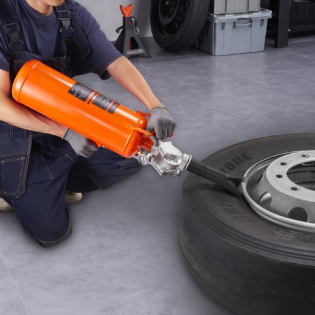 VEVOR Φουσκωτής Ελαστικών 2.1 Gal/8 L, 120 PSI, Φορητός για Τρακτέρ, Φορτηγά, ATV, Αυτοκίνητα  LTBCQS8145PSIQFEKV0