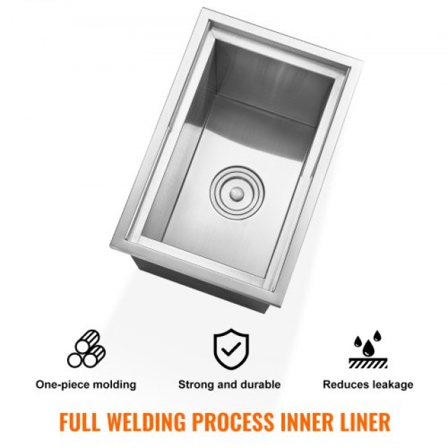 VEVOR Εντοιχιζόμενη Παγοθήκη, 18x12x14.5 Ανοξείδωτη, 40.9 qt, με Κα... VEVOR Εντοιχιζόμενη Παγοθήκη, 18x12x14.5 Ανοξείδωτη, 40.9 qt, με Κα...