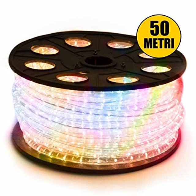 BAKAJI Φωτεινός Σωλήνας 900 LED - 50 ΜΤ Πολύχρωμος ΕΞΩΤΕΡΙΚΗ ΧΡΗΣΗ... BAKAJI Φωτεινός Σωλήνας 900 LED - 50 ΜΤ Πολύχρωμος ΕΞΩΤΕΡΙΚΗ ΧΡΗΣΗ...