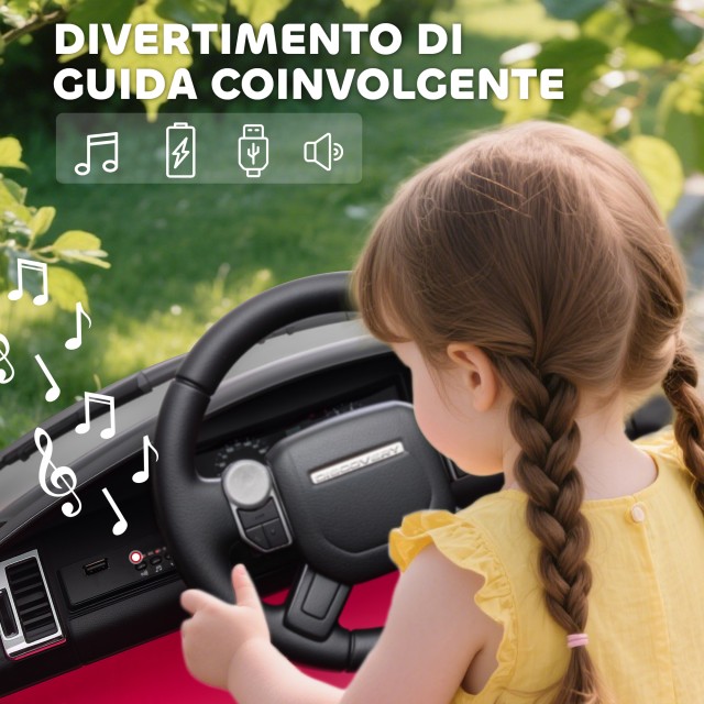 AIYAPLAY Ηλεκτρικό Αυτοκίνητο για Παιδιά με Άδεια Land Rover με LED...