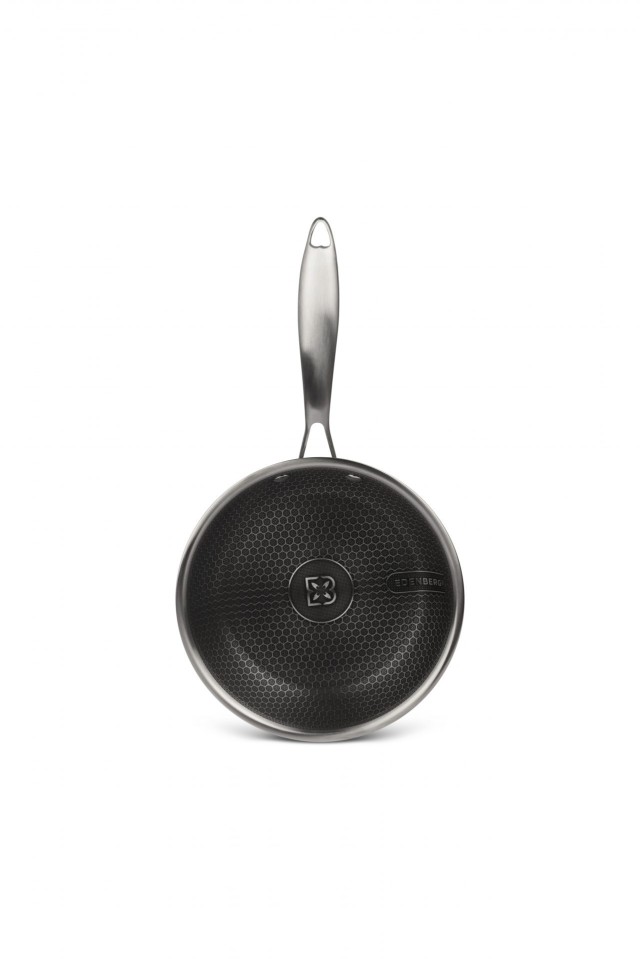 Edenberg Τηγάνι από Ανοξείδωτο Ατσάλι 28cm με Αντικολλητική Επίστρω...