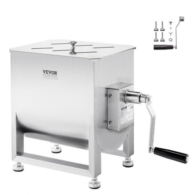 VEVOR Μηχανικό Μίξερ Κρέατος 30L για Ανάμειξη Λουκάνικων έως 30LB S...