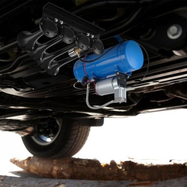 Συμπιεστής Αέρα VEVOR 12V με Δοχείο 6L, 120 psi για Κόρνες & Ελαστικά  QLBCQGYYSJZCESCMXV9