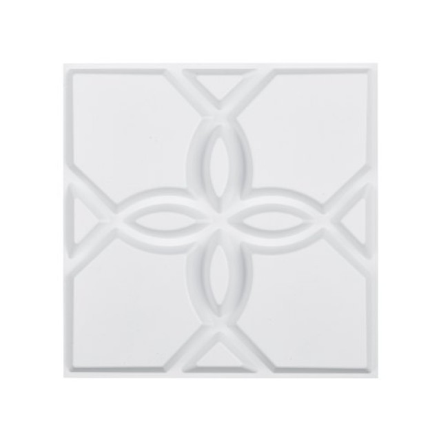 VEVOR Πάνελ Τοίχου 3D 33-Τεμαχίων 11.81x11.81 PVC 32 Τ.Π. Κάλυψη Λευκό Floral PVC3DQBXDYSJ05PSDV0