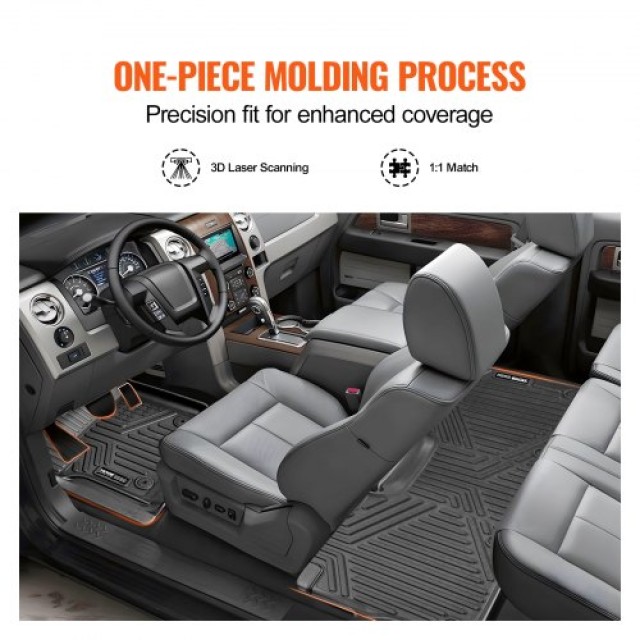 VEVOR  Σετ Πατάκια Αυτοκινήτου για Ford F-250/F-350/F-450 2017-2022 (3 τεμ.) KCDBDFTF250FBF0MGV0