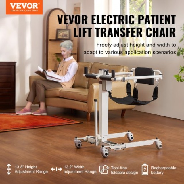 Ηλεκτρική Καρέκλα Μεταφοράς Ασθενών VEVOR 100kg  BRZYYGDKDDJDTRQ40V2