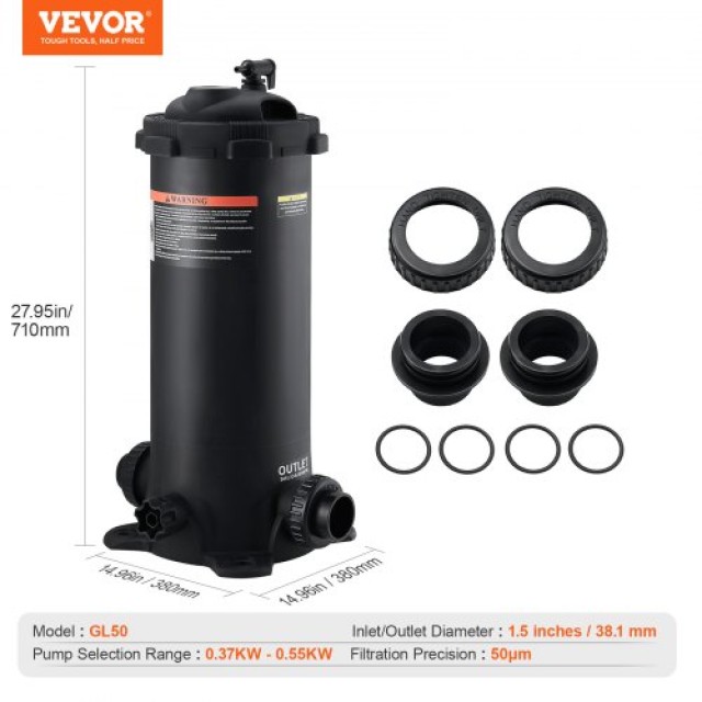 VEVOR Φίλτρο Κασετίνας Πισίνας 4.6 τ.μ. ZHSKU00000000000126
