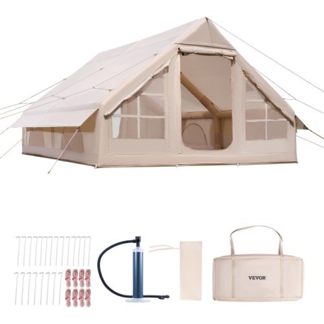 VEVOR Φουσκωτή Σκηνή Glamping 5-8 Ατόμων με Αντλία KJZP431MCQWZUXN7IV0