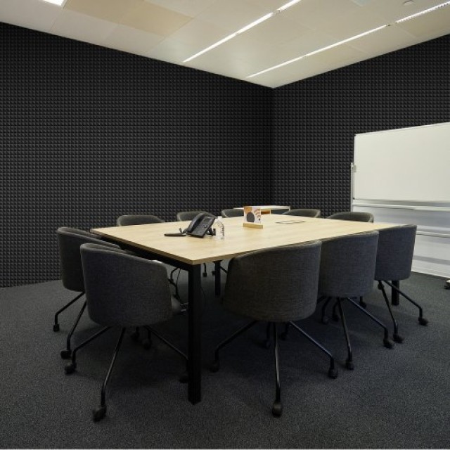 VEVOR  Σετ 24 Ακουστικών Αφρών 30x30x5 εκ για Στούντιο Τοίχο και Οροφή FZZSPMBHSL12YD9F3V0