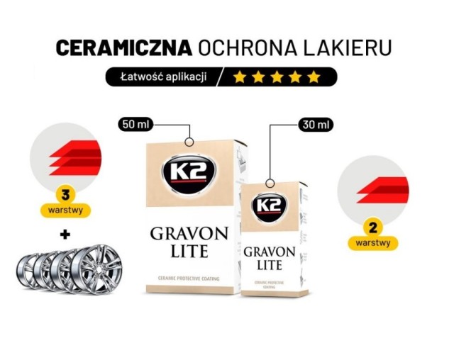K2 Gravon Lite Κεραμική Επίστρωση 50ml G033